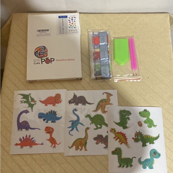 95. Kids dinosaurs diamond sticker - Picture 2 of 5
